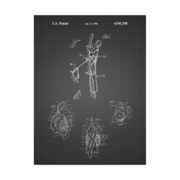 Cole Borders 'Climbing Gear' Canvas Art, 14x19, Trademark Fine Art, Mfr#: ALI21851-C1419GG